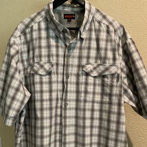 Men’s Wolverine button down shirt